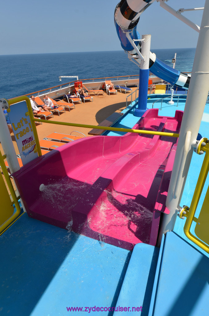 091: Carnival Sunshine Cruise, Fun Day at Sea, Small Waterslide, 