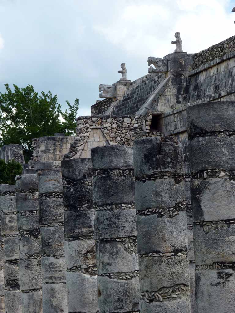 155: Carnival Triumph, Progreso, Chichen Itza, Grupo de las Mil Columnas - Group of the Thousand Columns and Templo de los Guerreros - Temple of the Warriors