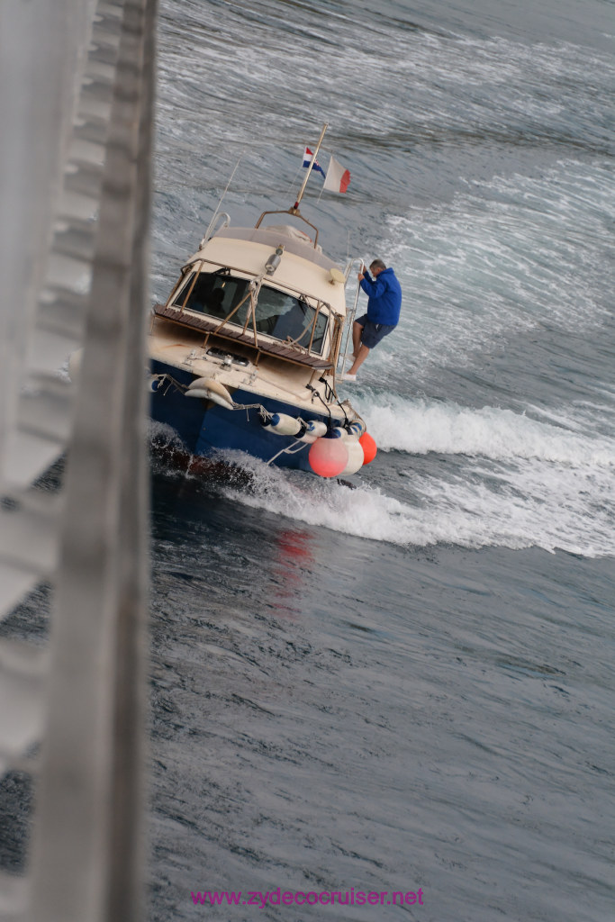 329: Carnival Vista Inaugural Voyage, Dubrovnik, Pilot Boat