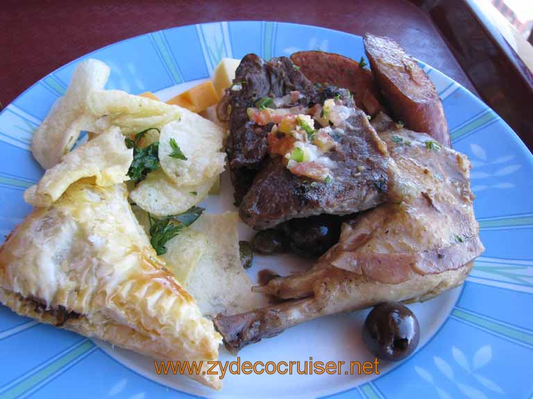 202: Carnival Splendor, South America Cruise, Buenos Aires, Lido lunch