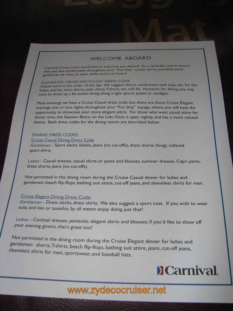 216: Carnival Splendor, South America Cruise, Buenos Aires, Welcome Aboard